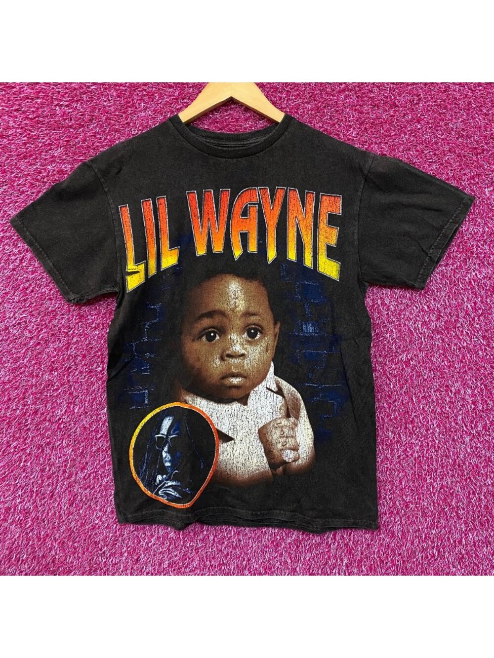 Lil Wayne Tha Carter III Album Hip-Hop T-shirt size medium
